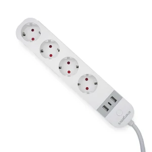 Base múltiple Wifi 4 tomas+2USB+USB-C