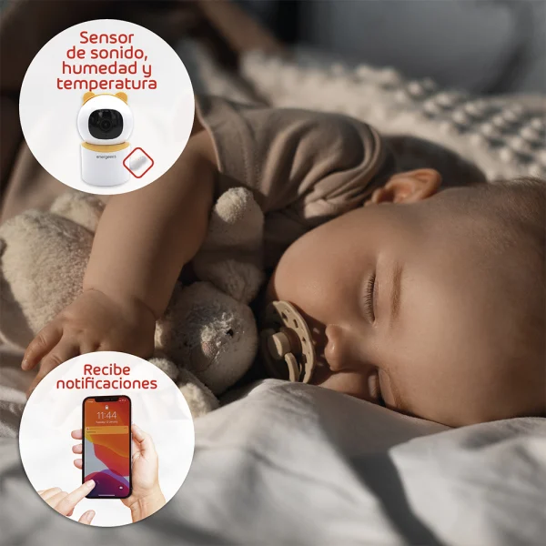 Cámara wifi para bebés con detección de llanto Sentinel Kids - Imagen 3