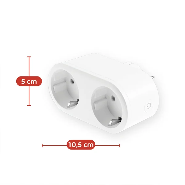 Enchufe Wifi doble con medidor de consumo - Imagen 4