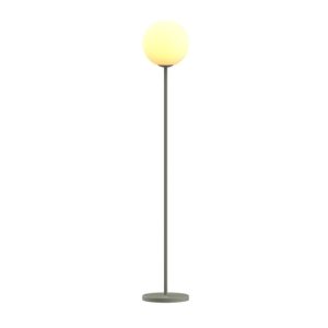 Lámpara de pie LED exterior recargable 530 lm dimable RGB+CCT verde