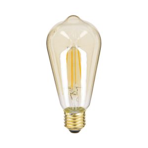 Bombilla LED Deco Filamento ST64 E27 806 lm Luz Ámbar