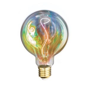 Bombilla LED Deco Filamento G95 E27 Luz ámbar